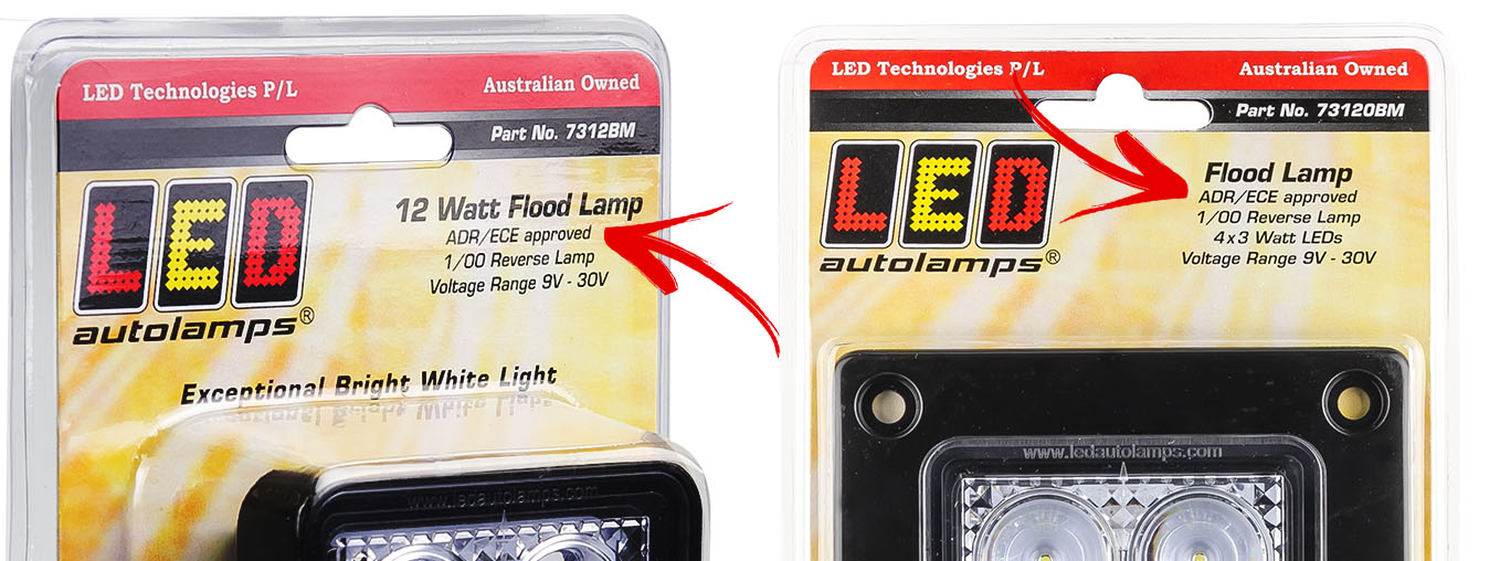 LED autolamps flood lamp